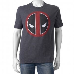 New! Marvel Deadpool Men’s Graphic T-Shirt Short Sleeve Shirt